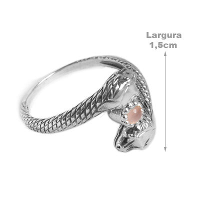 Anel de Prata Serpente - 55751