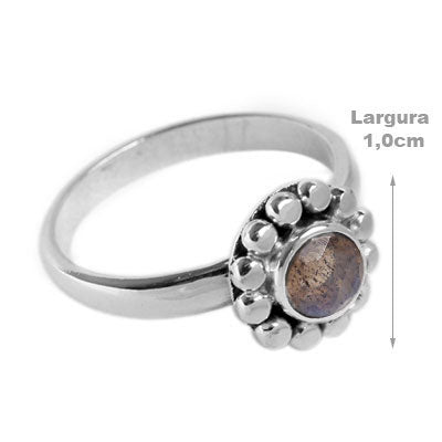 Anel de Prata com Labradorita - 55821