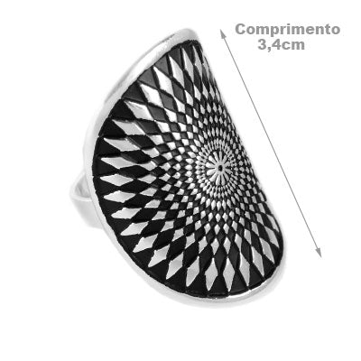 Anel de Prata Trabalhado - 56720 - soprata