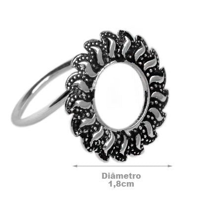 Anel de Prata Trabalhado - 56846 - soprata