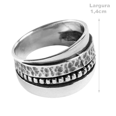 Anel de Prata Trabalhado - 57054