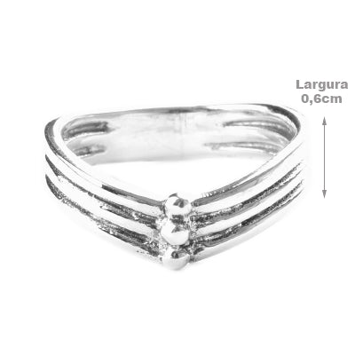 Anel de Prata Trabalhado - 48862