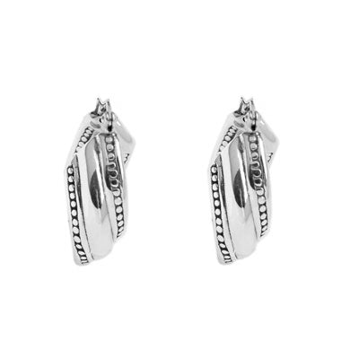 Argola de Prata Trabalhada