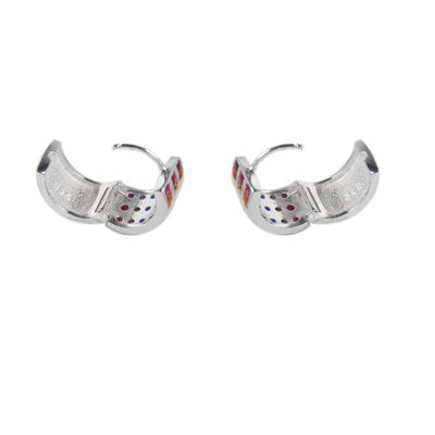 Argola de Prata com Zircônias
