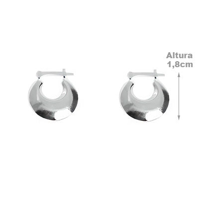 Argola de Prata Lisa - 54567