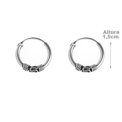 Argola de Prata Bali - 54602 - soprata