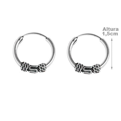 Argola de Prata Bali - 54604 - soprata