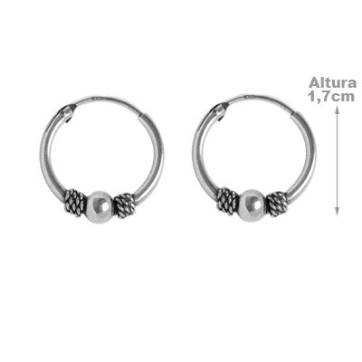 Argola de Prata Bali - 54608 - soprata