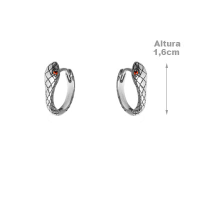 Argola de Prata Serpente/Cobra - 55569