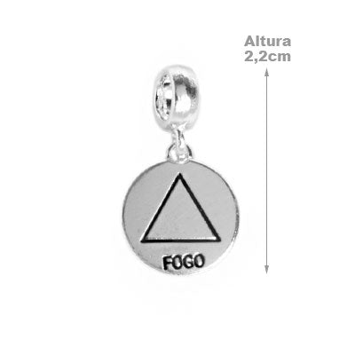 Berloque de Prata Elemento Fogo - 56218