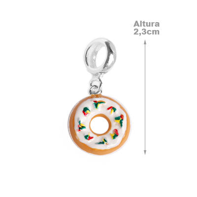 Berloque de Prata Donuts - 56583