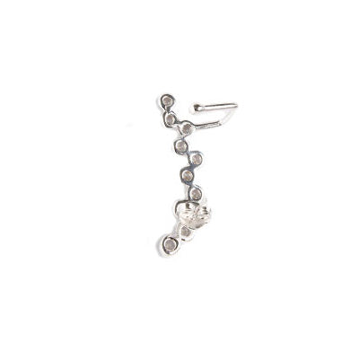 Brinco de Prata Contorno de Orelha (Ear Cuff) - 52205