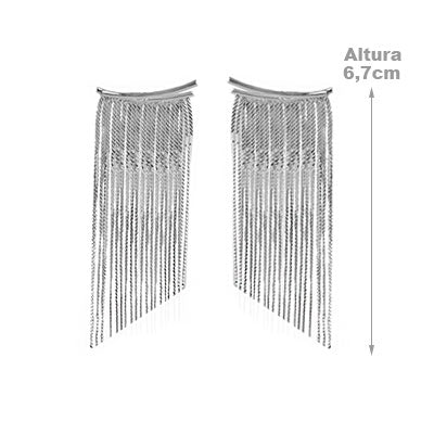 Brinco de Prata Contorno de Orelha (Ear Cuff)