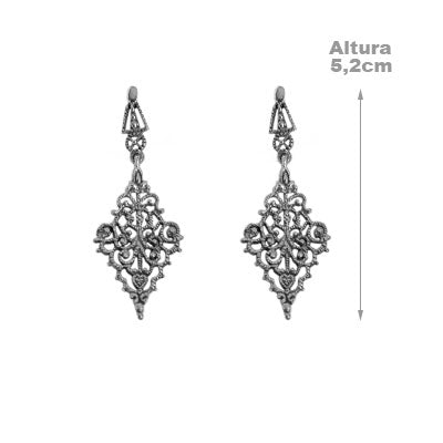 Brinco de Prata Trabalhado