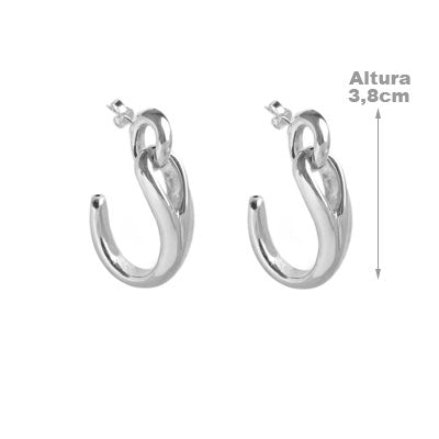 Argola de Prata Lisa