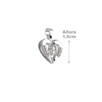 Pingente de Prata Coração