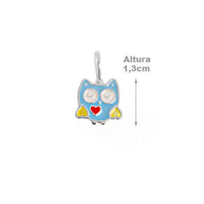 Pingente de Prata Coruja