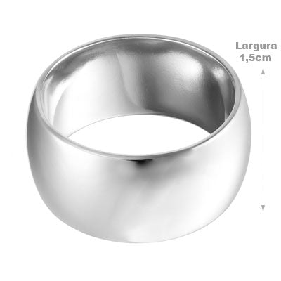 Confecção de  Aliança de Prata  Anatômica- 35098