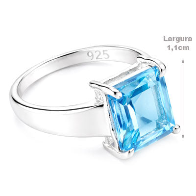 Anel de Prata com Topázio - 66867