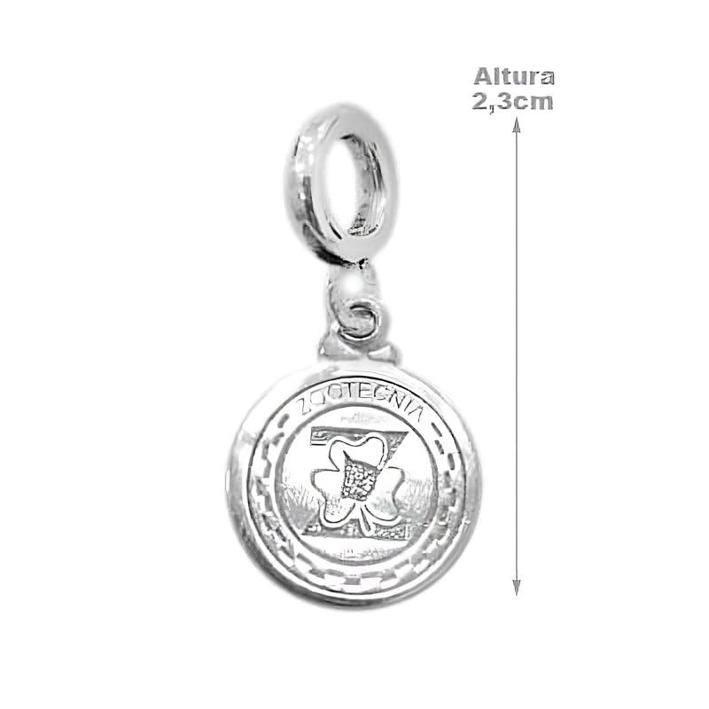 Berloque de Prata Zootecnia - 64882