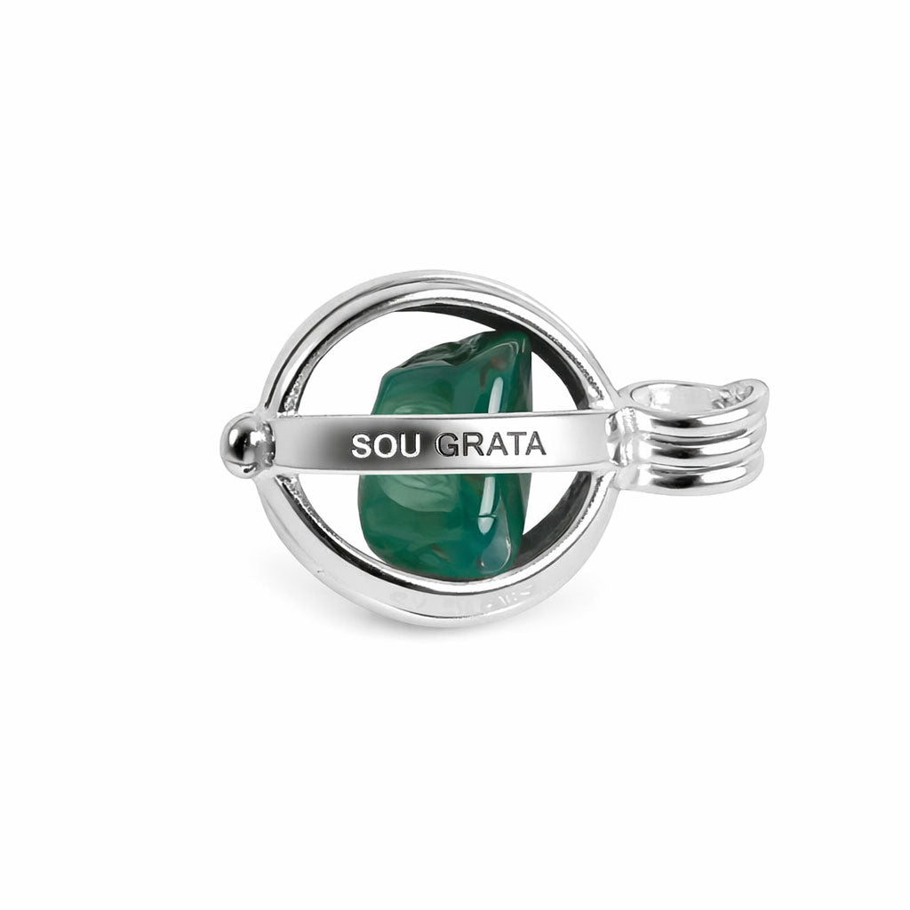 Pingente de Prata Bola - 68045