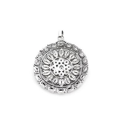 Pingente de Prata com Zircônia