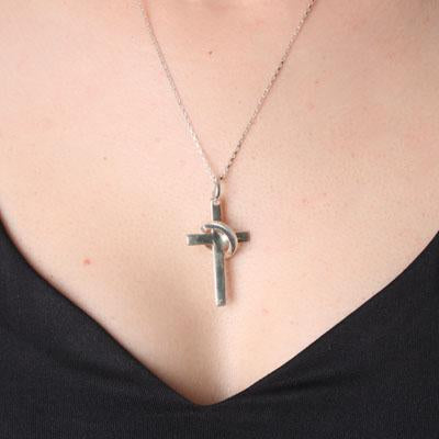 Pingente de Prata Cruz