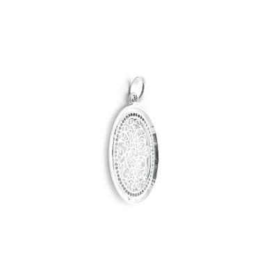 Pingente de Prata com Zircônias