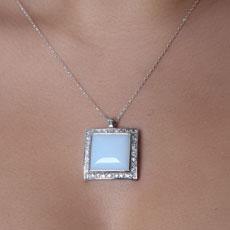 Pingente em Prata com Ágata