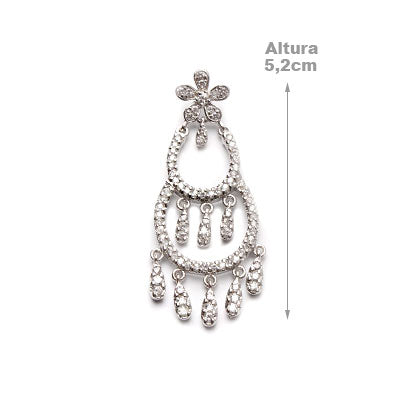 Pingente de Prata com Zircônia
