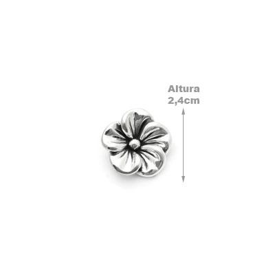 Pingente de Prata Flor