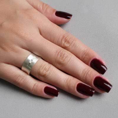 Confecção Aliança de Prata Anatômica - 20087