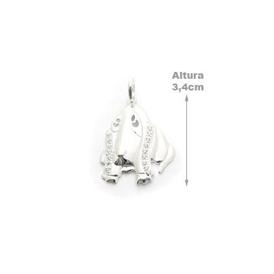 Pingente de Prata Cachorro