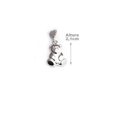 Pingente de Prata Urso