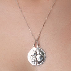 Pingente de Prata Cara-Metade