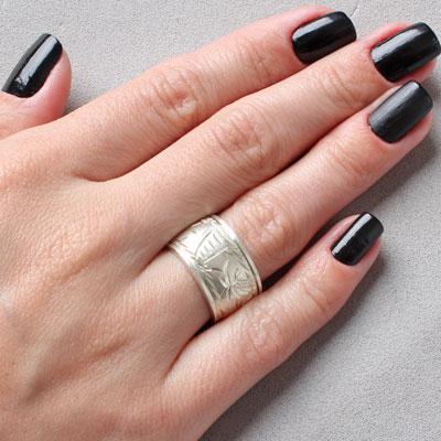 Confecção Anel de Prata Escrava - 2270