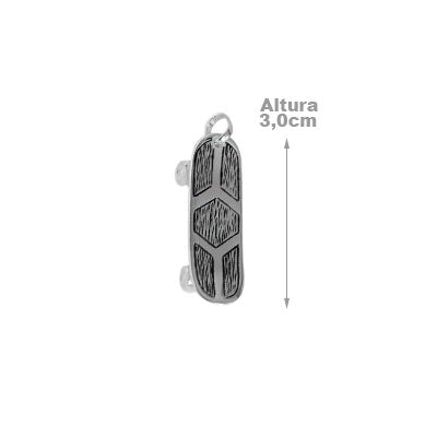 Pingente de Prata Skate - 26753