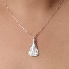 Pingente de Prata Nossa Senhora Aparecida