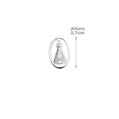 Medalha de Prata  Nossa Senhora Aparecida