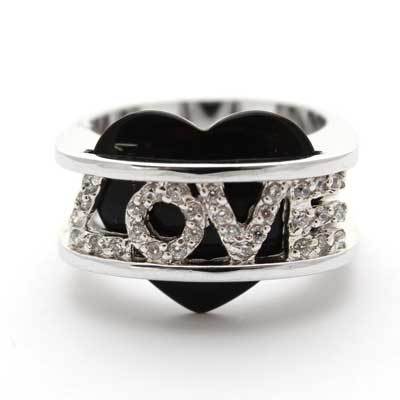 Anel de Prata Love com Ágata - 27401 - soprata