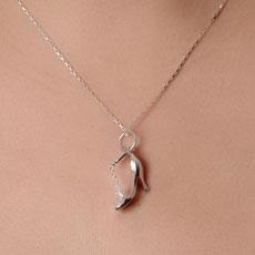 Pingente de Prata Sandália