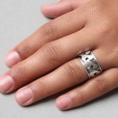 Anel de Prata Bali - 29533