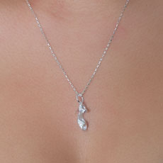 Pingente de Prata Sandália