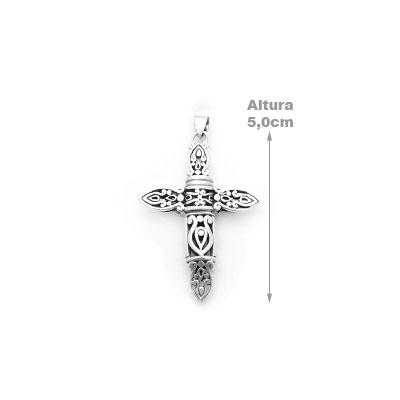 Pingente de Prata Cruz Vazada