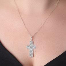 Pingente de Prata cruz