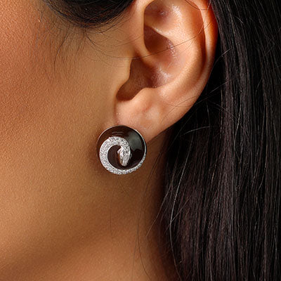 Brinco de Cobra com Zircônia