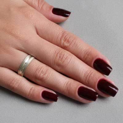 Confecção de Prata Aliança de Prata Anatômica - 35105