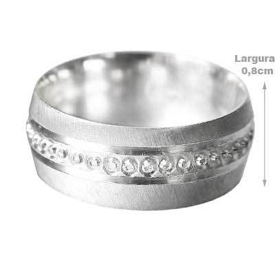 Confecção de Aliança de Prata Anatômica - 35107