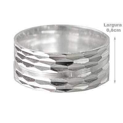Confecção de Aliança de Prata Anatômica - 35179