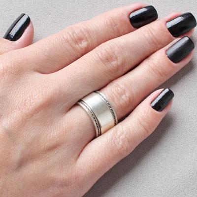 Confecção de Aliança de Prata Bali